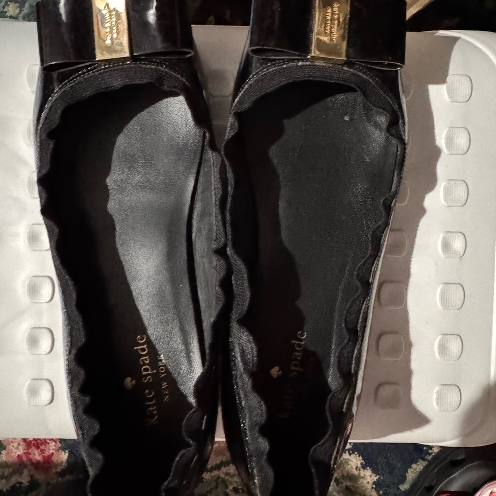 Kate Spade Black Ballet Flats